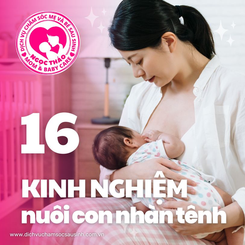 bí quyết nuôi con nhàn tênh trong 3 tháng đầu đời